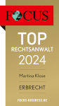 Focus Top-Rechtsanwältin Martina Klose